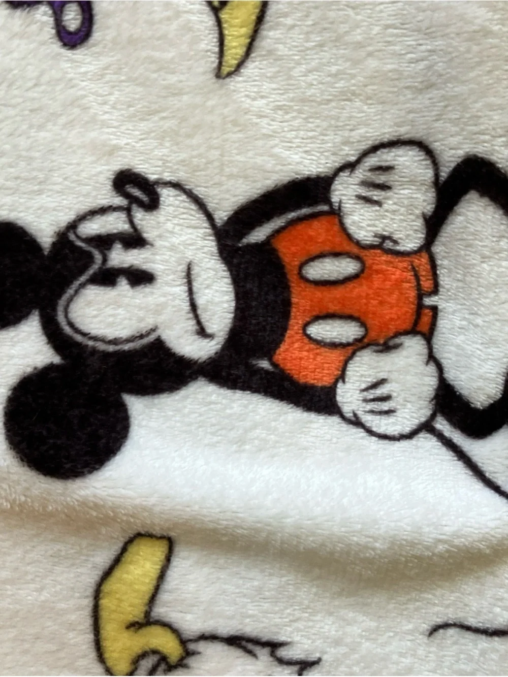 Disney Mickey Mouse Soft Blanket Pluto Daisy Donald Duck Minnie Goofy Fits Twin